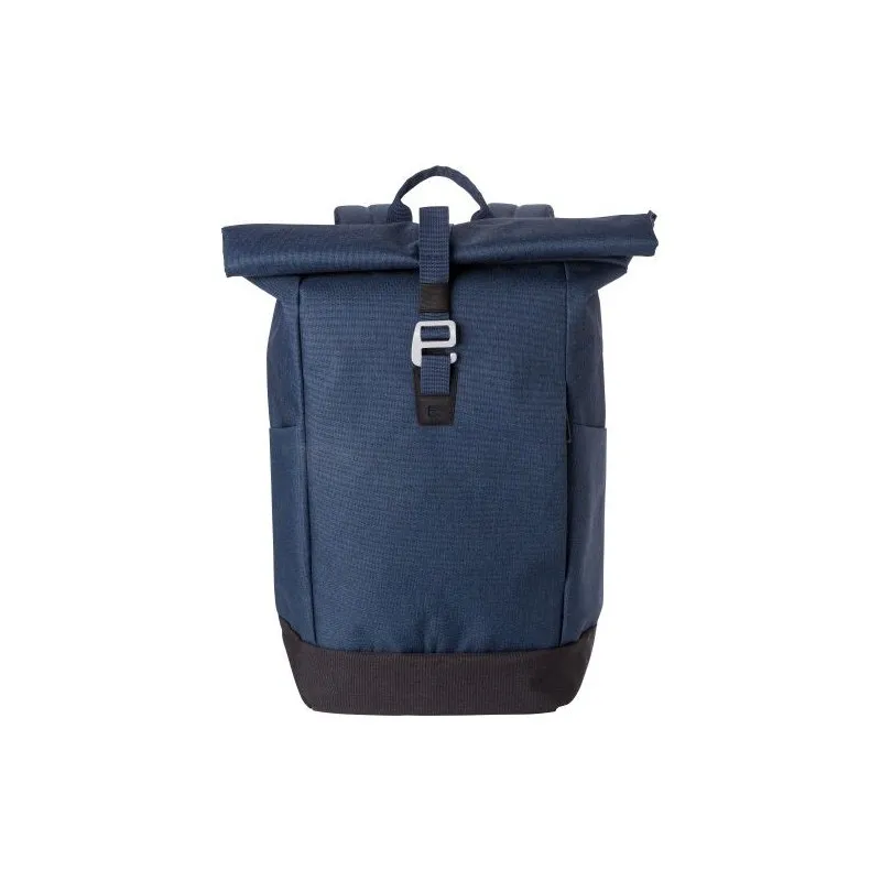Sac à dos roll-top porte-ordinateur en polyester 600D - Oberon Matières : polyester Taille textile : M Couleurs : gris personnal