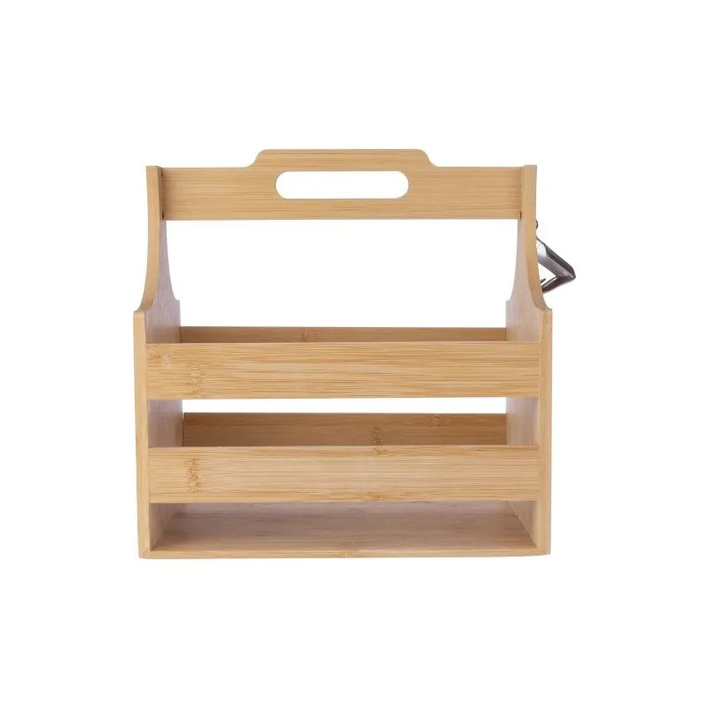 Porte-bouteille en bambou Hans - Élégance et praticité