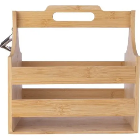 Porte-bouteille en bambou Hans - Élégance et praticité