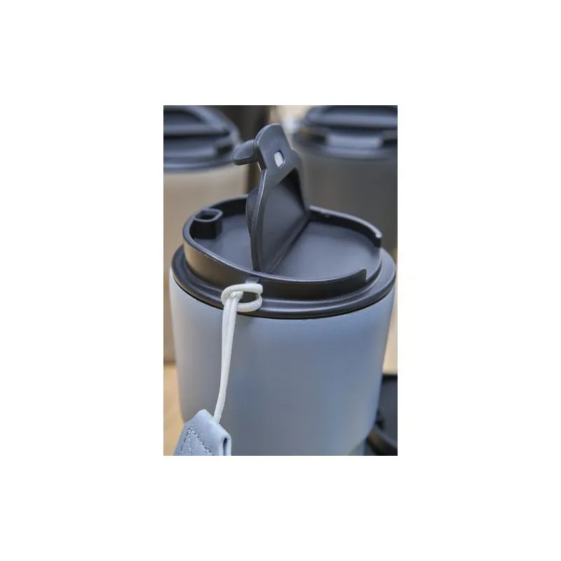 Mug isotherme personnalisé en inox - Louisa Matières : aluminium Couleurs : noir personnalisation rapide en France