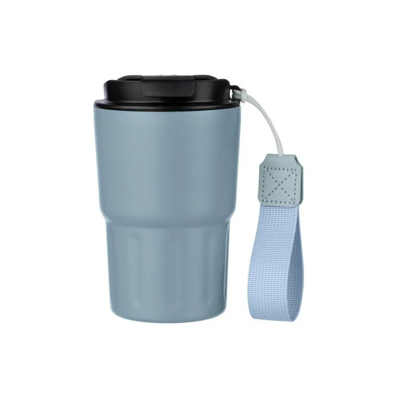 Mug isotherme personnalisé en inox - Louisa Matières : aluminium Couleurs : blanc goodies publicitaire événementiel