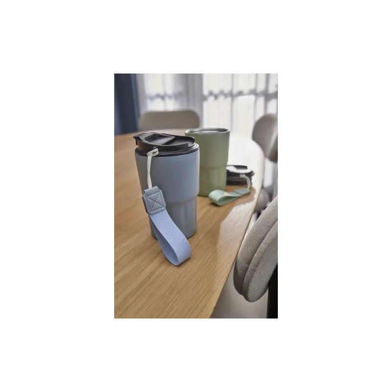 Mug isotherme personnalisé en inox - Louisa Matières : aluminium Couleurs : blanc goodies entreprise design