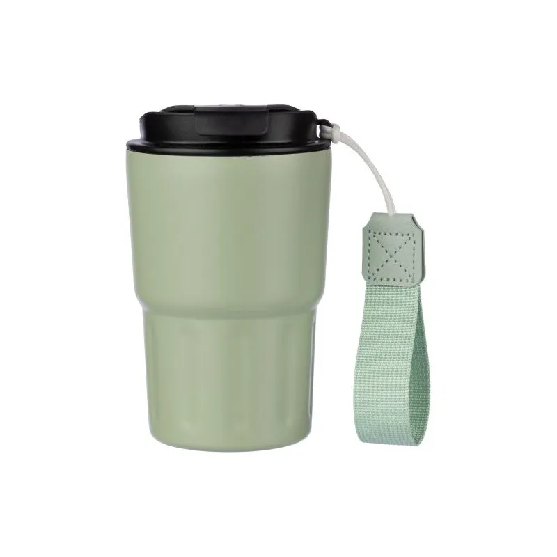 Mug isotherme personnalisé en inox - Louisa Matières : aluminium Couleurs : blanc impression haute définition