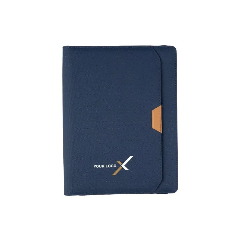 Conférencier A4 zippé en rPET Jasmin - Écologique et Pratique