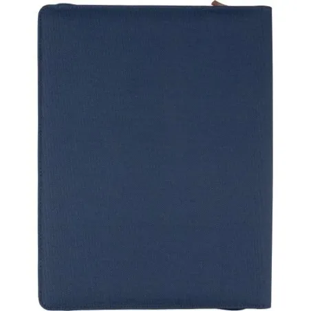 Conférencier A4 zippé en rPET Jasmin - Écologique et Pratique