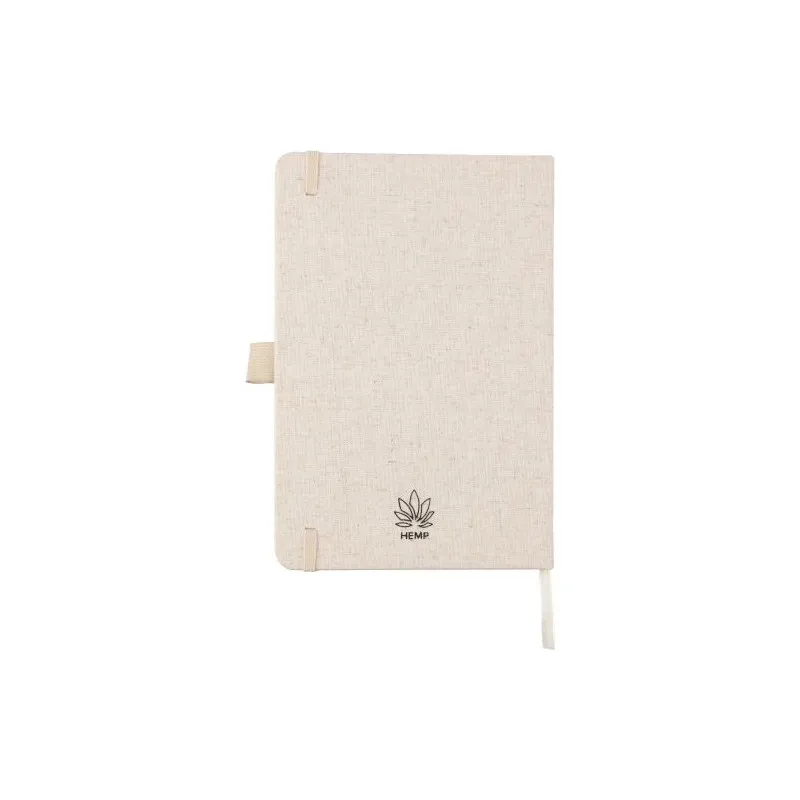 Carnet A5 personnalisé en chanvre - Idéal pour vos notes pas cher Barbara Matières : polyester Taille textile : M Couleurs : bla