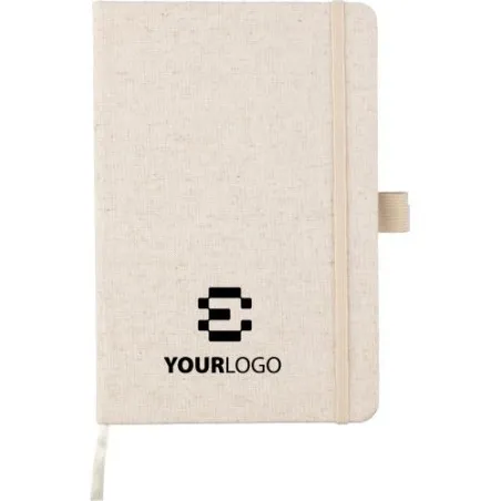 Carnet A5 personnalisé en chanvre - Idéal pour vos notes pas cher Barbara Matières : polyester Taille textile : M Couleurs : bla