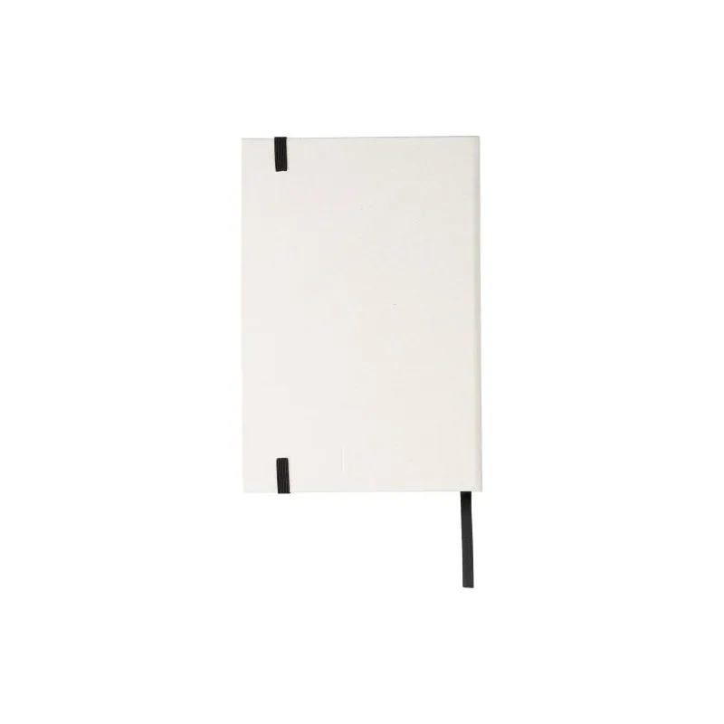 Carnet A5 écologique en carton recyclé personnalisé Hudson Matières : polyester Taille textile : S Couleurs : bleu personnalisab