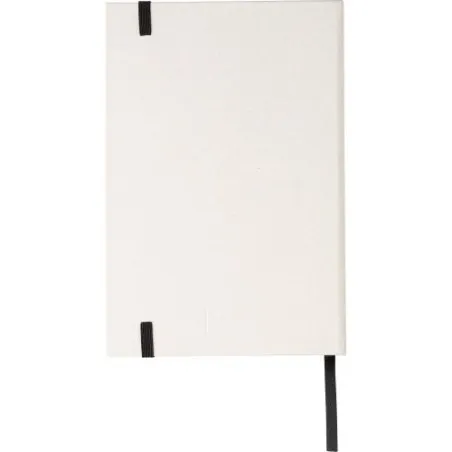 Carnet A5 écologique en carton recyclé personnalisé Hudson Matières : polyester Taille textile : S Couleurs : bleu personnalisab