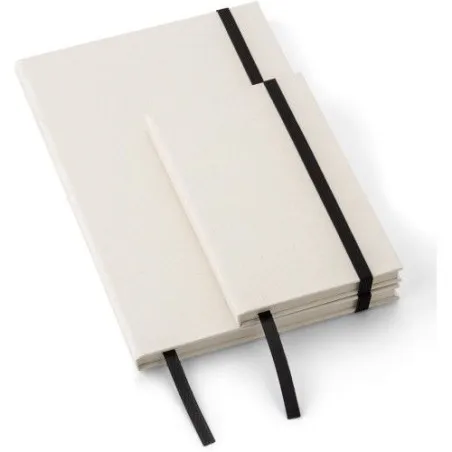 Carnet A5 écologique en carton recyclé personnalisé Hudson Matières : polyester Taille textile : S Couleurs : bleu livraison exp