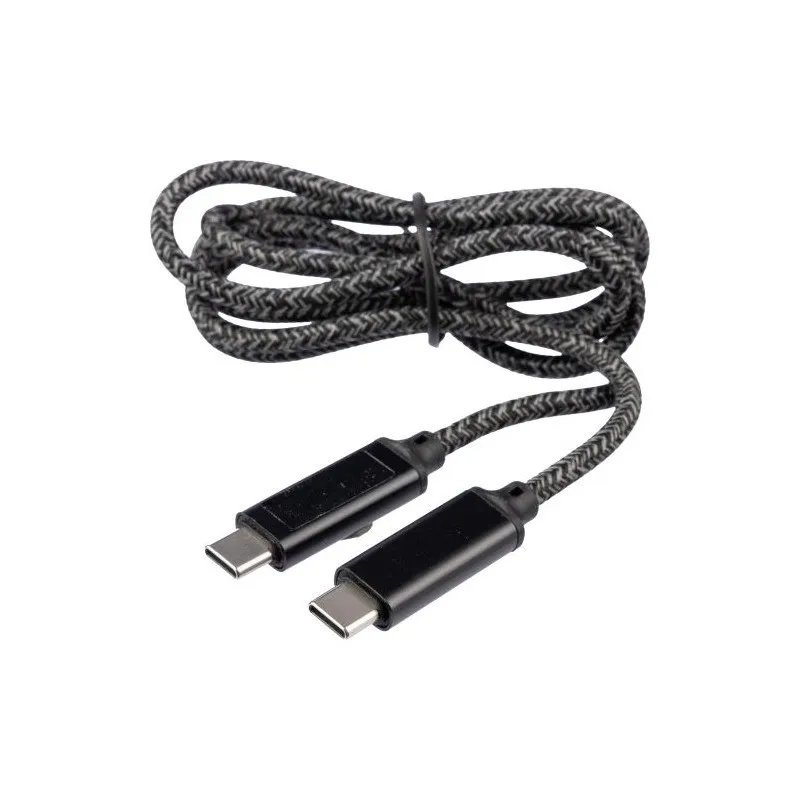 Câble de charge personnalisé en nylon 100W Gerd Matières : polyester Taille textile : S Couleurs : rouge personnalisable avec vo