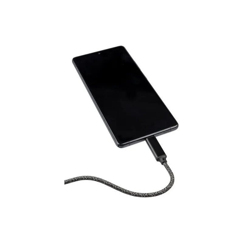 Câble de charge personnalisé en nylon 100W Gerd Matières : polyester Taille textile : S Couleurs : rouge impression haute défini