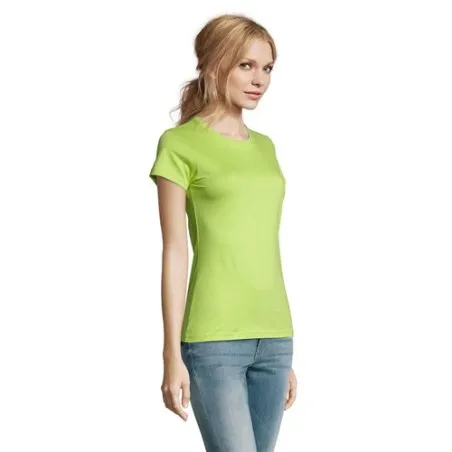T-Shirt Femme Personnalisé 190g Confort et Style - Imperial Women Matières : coton Taille textile : XXL Couleurs : orange marqua