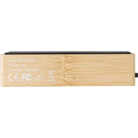 Enceinte sans fil écologique en bambou - Fox Matières : polyester Taille textile : XXL Couleurs : rouge goodies publicitaire évé