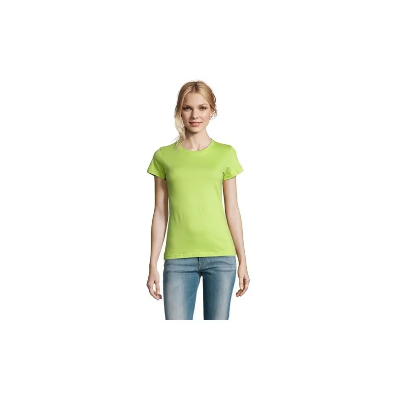 T-Shirt Femme Personnalisé 190g Confort et Style - Imperial Women Matières : coton Taille textile : S Couleurs : bleu royal acce