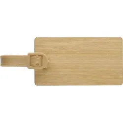 Porte-étiquette de valise en bambou Shawn