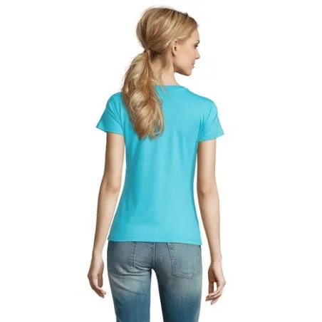T-Shirt Femme Personnalisé 190g Confort et Style - Imperial Women Matières : coton Taille textile : 3XL Couleurs : rouge objet p