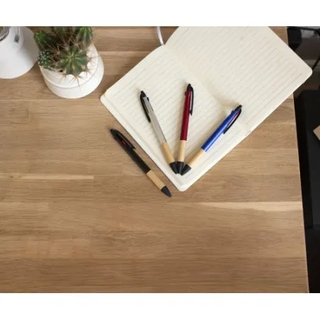 Stylo bille écologique 3 mines en ABS - Malachi Matières : polyester Taille textile : L Couleurs : jaune marquage couleur éclata