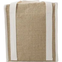 Sac isotherme écologique en jute personnalisé - Raveena, idéal pour vos sorties Matières : polyester Taille textile : XL Couleur 2