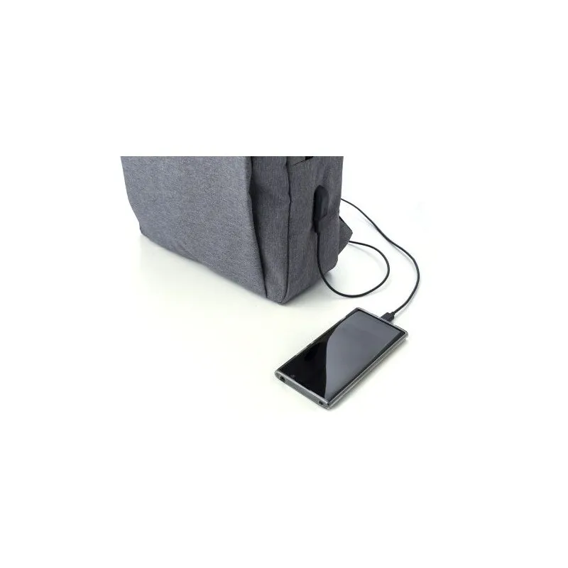 Sac à dos porte-ordinateur Carlito - Antivol et USB Personnalisé