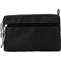 Trousse de toilette écologique en rPET personnalisée - Natasha Matières : polyester Taille textile : XXL Couleurs : rouge