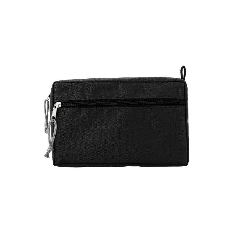 Trousse de toilette écologique en rPET personnalisée - Natasha Matières : polyester Taille textile : XXL Couleurs : rouge