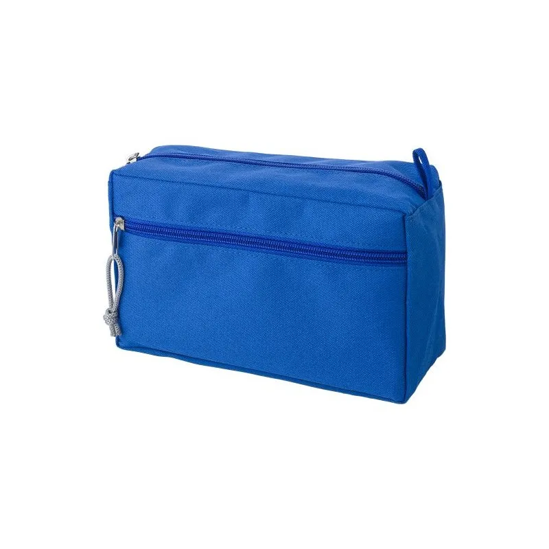 Trousse de toilette écologique en rPET personnalisée - Natasha Matières : polyester Taille textile : XXL Couleurs : rouge cadeau
