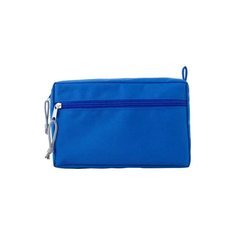 Trousse de toilette écologique en rPET personnalisée - Natasha Matières : polyester Taille textile : XL Couleurs : vert personna