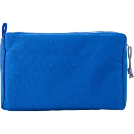 Trousse de toilette écologique en rPET personnalisée - Natasha Matières : polyester Taille textile : XL Couleurs : vert impressi