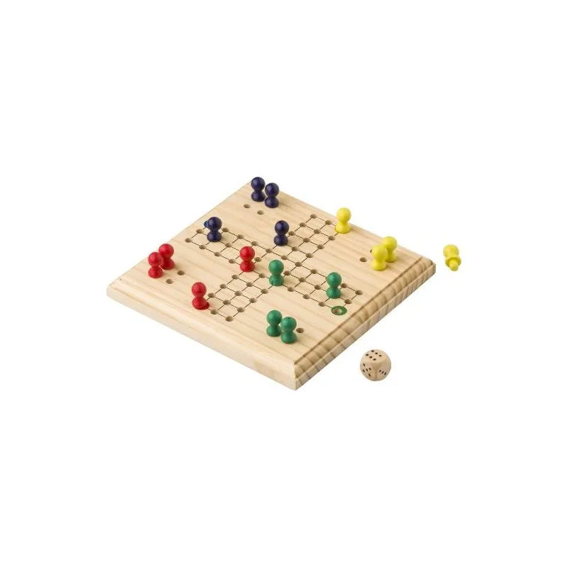 Jeu de Petits Chevaux en Bois Yasir