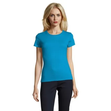 T-Shirt Femme Personnalisé 190g Confort et Style - Imperial Women Matières : coton Taille textile : XL Couleurs : rouge personna