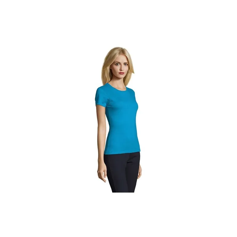 T-Shirt Femme Personnalisé 190g Confort et Style - Imperial Women Matières : coton Taille textile : XL Couleurs : rouge accessoi