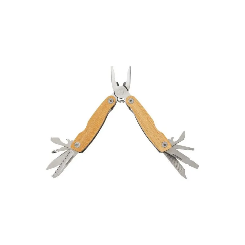 Pince multifonction écologique et personnalisée - Dottie Matières : polyester Taille textile : XXL Couleurs : blanc cadeau entre