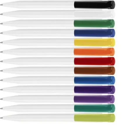 Stylo à bille personnalisé en ABS - S45, cadeau d'entreprise Couleurs : fuchsia goodies personnalisé en stock