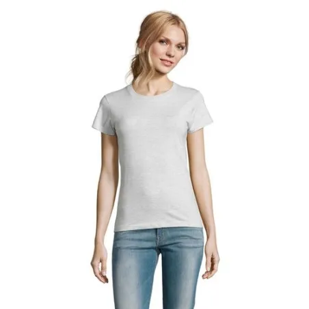 T-Shirt Femme Personnalisé 190g Confort et Style - Imperial Women Matières : coton Taille textile : XXL Couleurs : bleu ciel cad