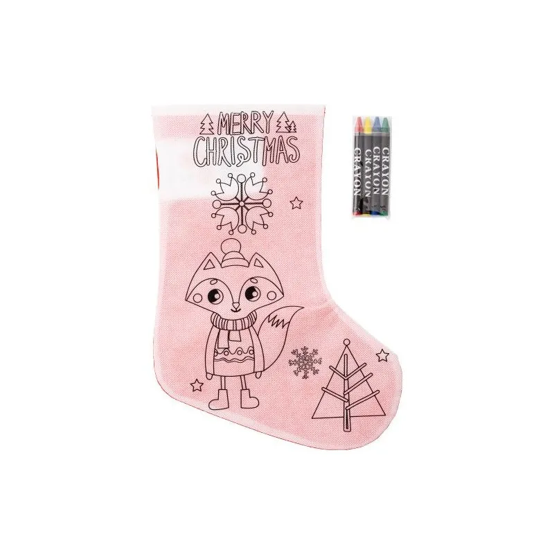 Chaussette de Noël à Colorier Jasleen