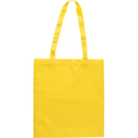 Sac shopping personnalisé en rPET écologique Anaya Matières : microfibre Couleurs : rouge