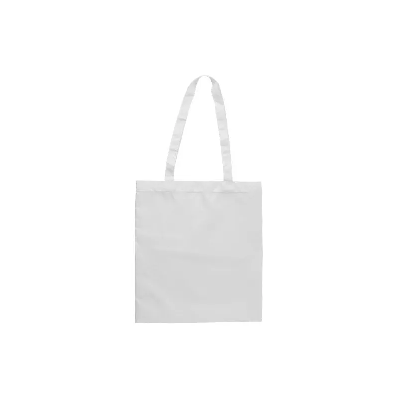 Sac shopping personnalisé en rPET écologique Anaya Matières : microfibre Couleurs : blanc marquage laser ultra précis