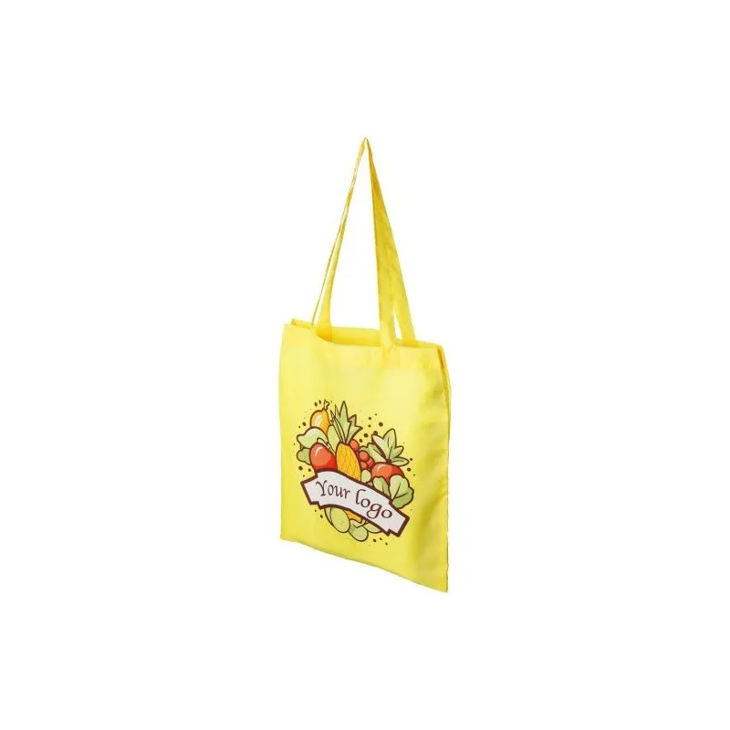 Sac shopping personnalisé en rPET écologique Anaya Matières : microfibre Couleurs : fuchsia cadeau collaborateur premium