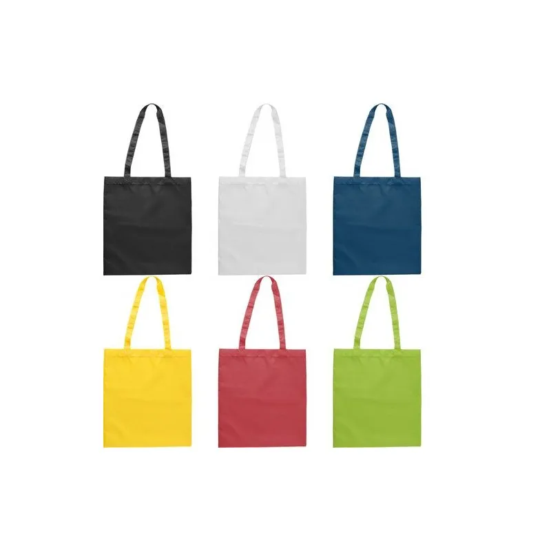 Sac shopping personnalisé en rPET écologique Anaya Matières : microfibre Couleurs : vert cadeau collaborateur premium