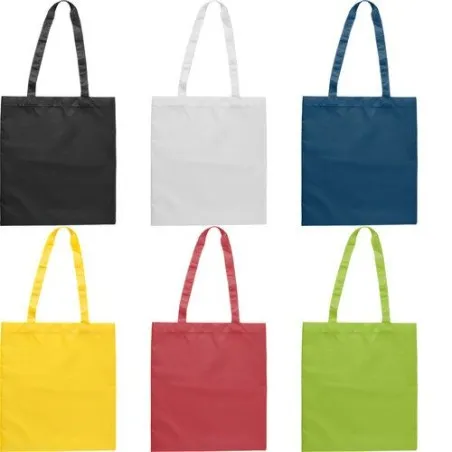 Sac shopping personnalisé en rPET écologique Anaya Matières : microfibre Couleurs : vert cadeau collaborateur premium