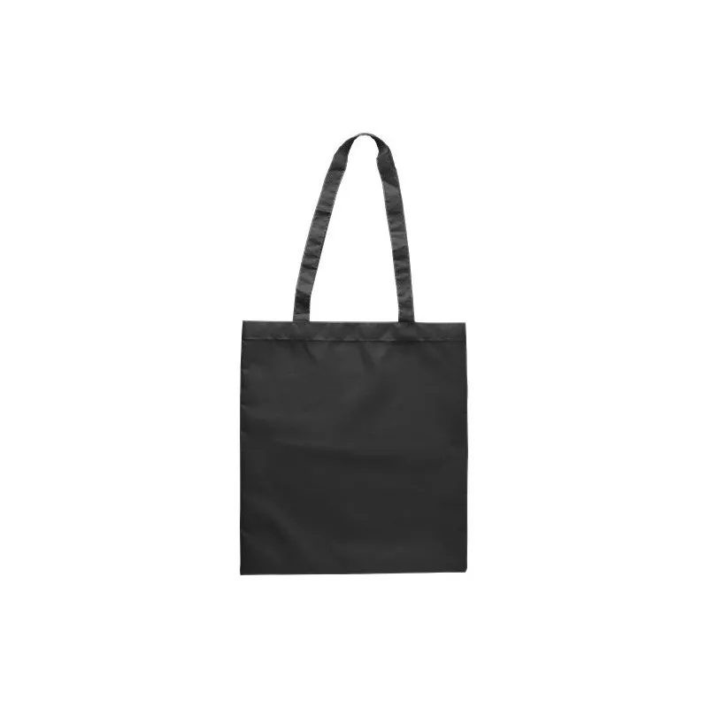 Sac shopping personnalisé en rPET écologique Anaya Matières : microfibre Couleurs : bleu cadeau entreprise pas cher