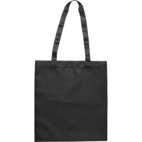 Sac shopping personnalisé en rPET écologique Anaya Matières : microfibre Couleurs : bleu cadeau entreprise pas cher