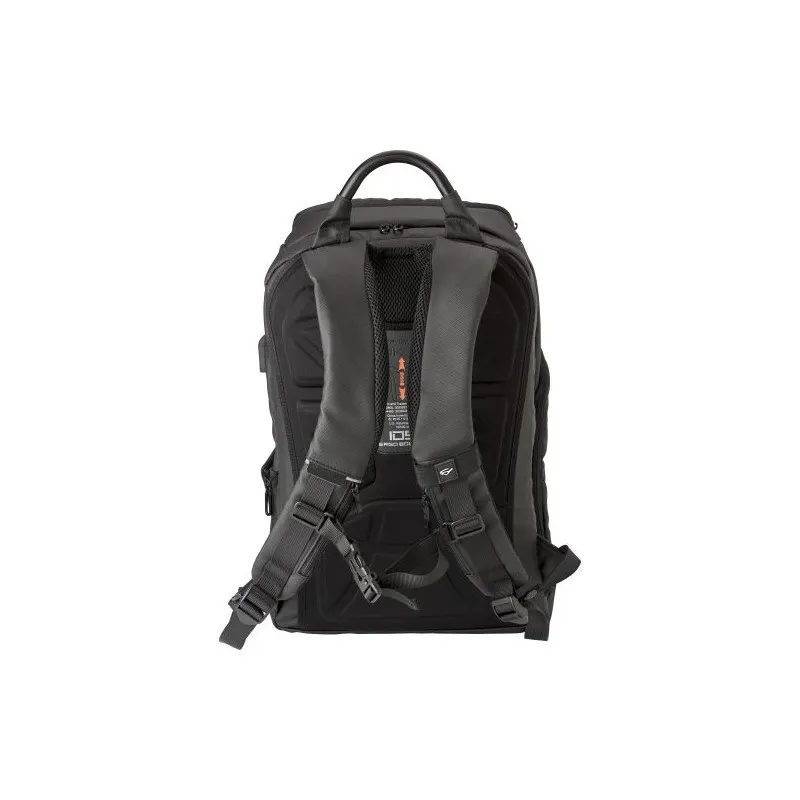 Sac à dos écologique porte-ordinateur en PU personnalisé USB Rishi Matières : polypropylène (PP) Couleurs : rouge personnalisabl