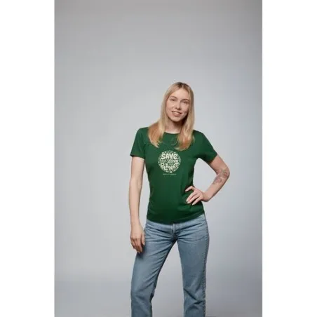 T-Shirt Femme Personnalisé 190g Confort et Style - Imperial Women Matières : coton Taille textile : 3XL Couleurs : blanc objet p