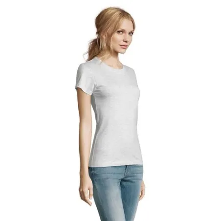 T-Shirt Femme Personnalisé 190g Confort et Style - Imperial Women Matières : coton Taille textile : L Couleurs : blanc accessoir