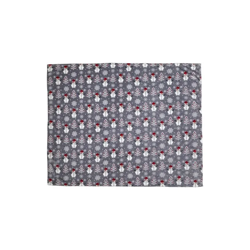 Couverture personnalisée en polyester de 260 g/m² - Michelle Matières : polyester Taille textile : S Couleurs : bleu