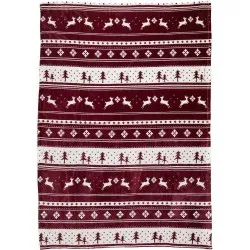 Couverture personnalisée en polyester de 260 g/m² - Michelle Matières : polyester Taille textile : S Couleurs : bleu 2