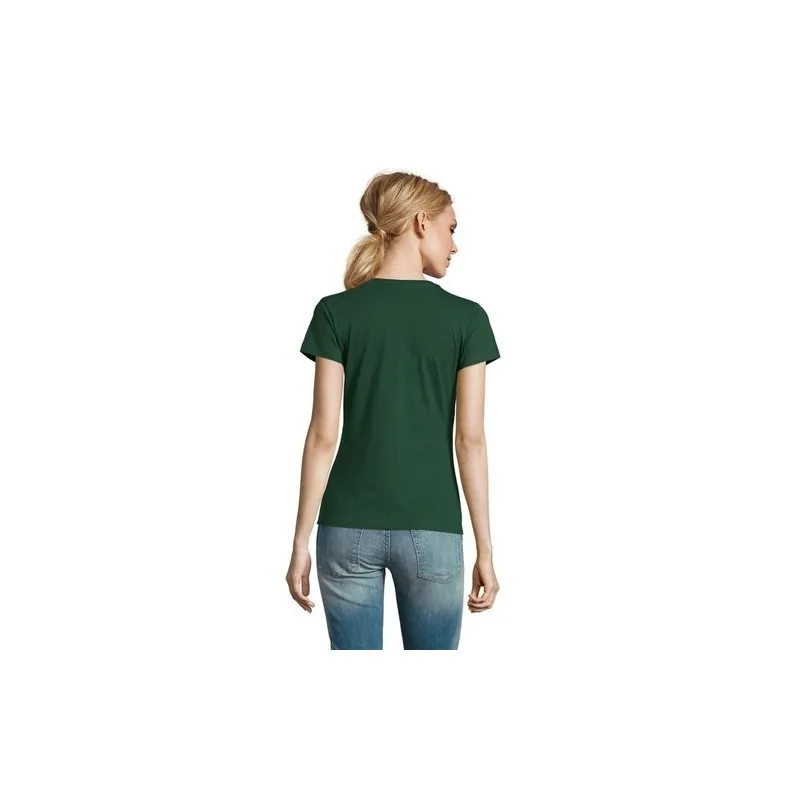 T-Shirt Femme Personnalisé 190g Confort et Style - Imperial Women Matières : coton Taille textile : M Couleurs : blanc cadeau af