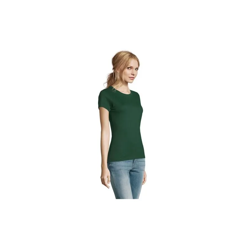T-Shirt Femme Personnalisé 190g Confort et Style - Imperial Women Matières : coton Taille textile : M Couleurs : blanc objet pub